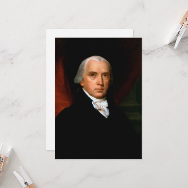 James Madison, 4:e ordförande: Colonial America Inbjudningar (Fram/Back In Situ)