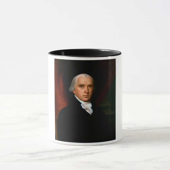 James Madison 4:e presidenten i Amerikas förenta s Mugg (Center)