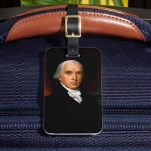 James Madison 4:e presidenten i USA Bagagebricka
