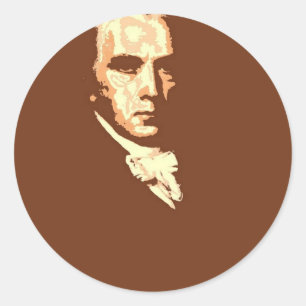 James Madison 4 Runt Klistermärke