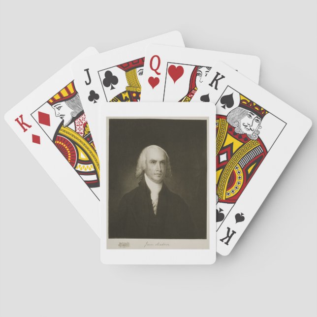 James Madison 4th president av Förenta staterna Kortlek (Baksidan)