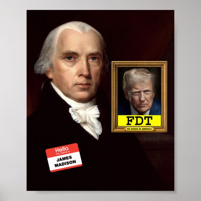 James Madison-affisch Poster (Framsidan)