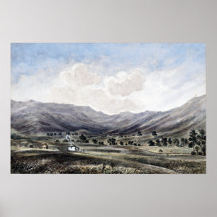 James Madison Alden Rancho och Valley Santa Cruz Poster