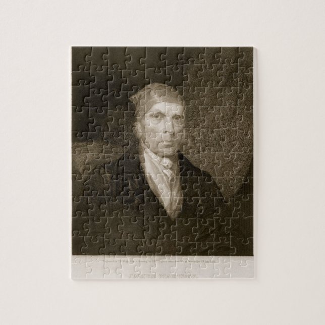 James Madison åldrades 82, inristat av Thomas B. Pussel (Vertikal)
