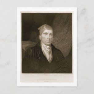 James Madison åldras 82, graverad av Thomas B. Wel Vykort