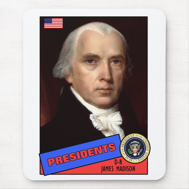 James Madison Baseball Card Musmatta (Framsidan)