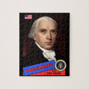 James Madison Basebollkort Pussel