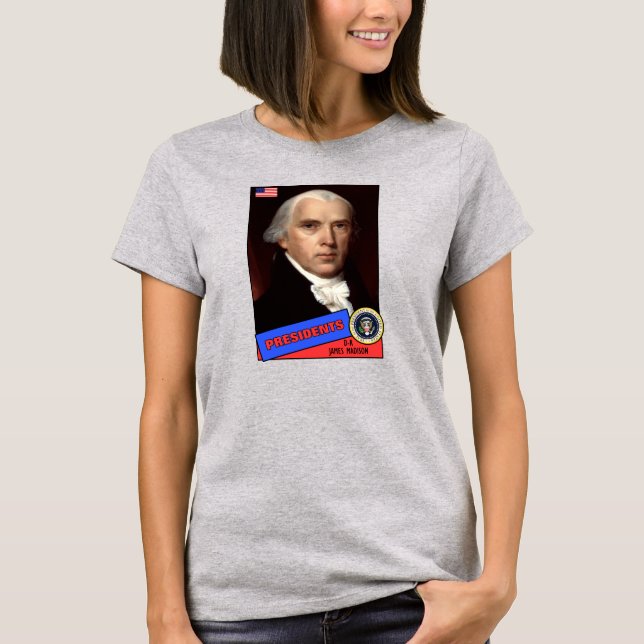 James Madison Basebollkort T-shirt (Framsida)