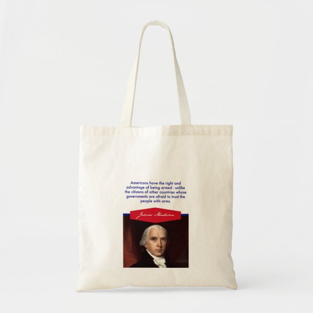 James Madison Budget Tote Tygkasse (Framsidan)