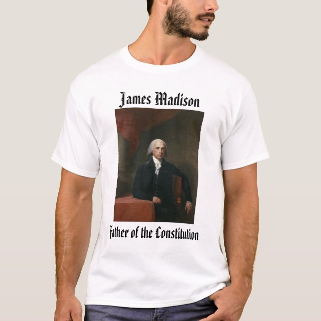 james_madison_by_gilbert_stuart James Madison,… T-shirt (Framsida)