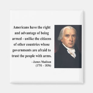 James Madison citationstecken 4b Magnet