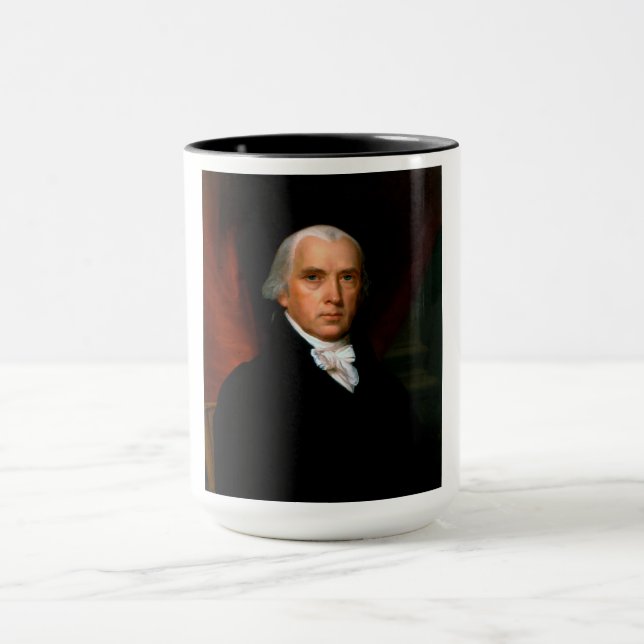 James Madison den 4:e presidenten: Kolonial Amerik Mugg (Center)