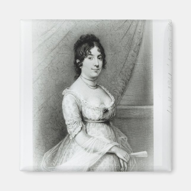 James Madison, Dolley Payne , c.1804-55 Magnet (Framsidan)