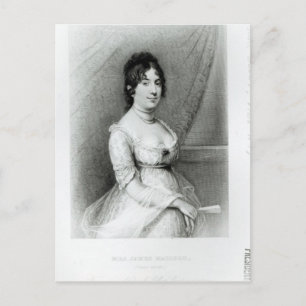 James Madison, Dolley Payne , c.1804-55 Vykort