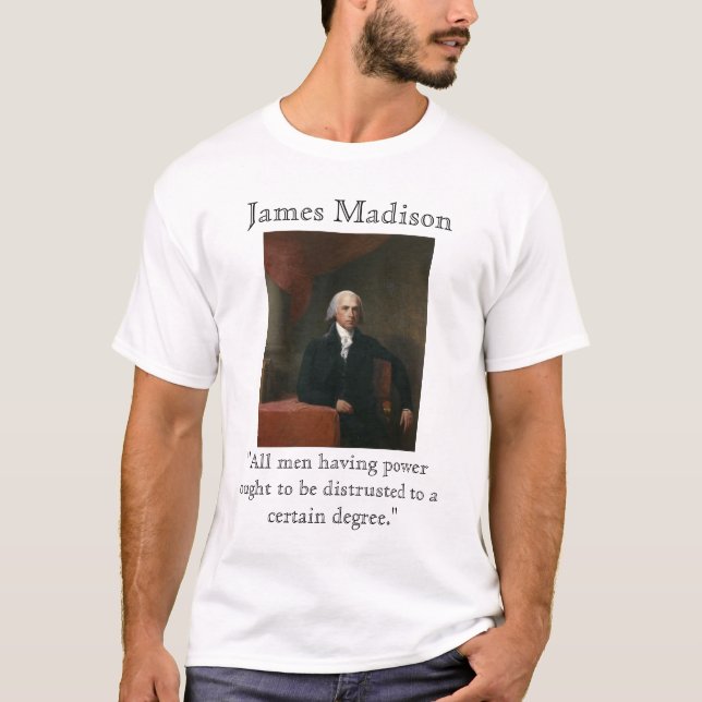 James Madison driver på T-shirt (Framsida)