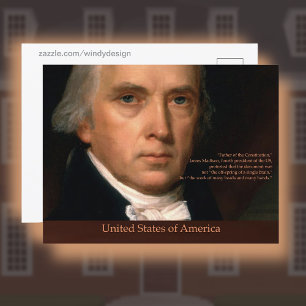 James Madison Förenta staterna Vykort
