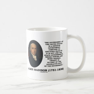 James Madison Govt av United States specificerade Kaffemugg