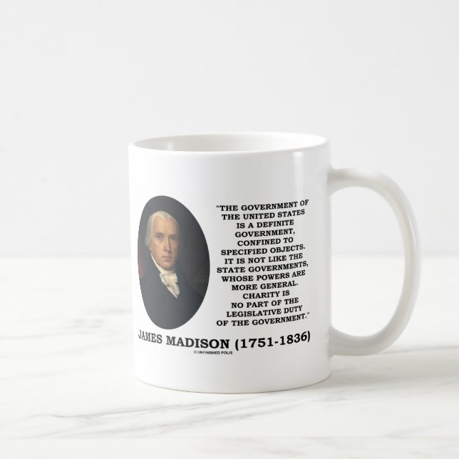 James Madison Govt av United States specificerade Kaffemugg (Höger)