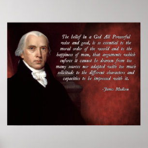 James Madison gud Poster