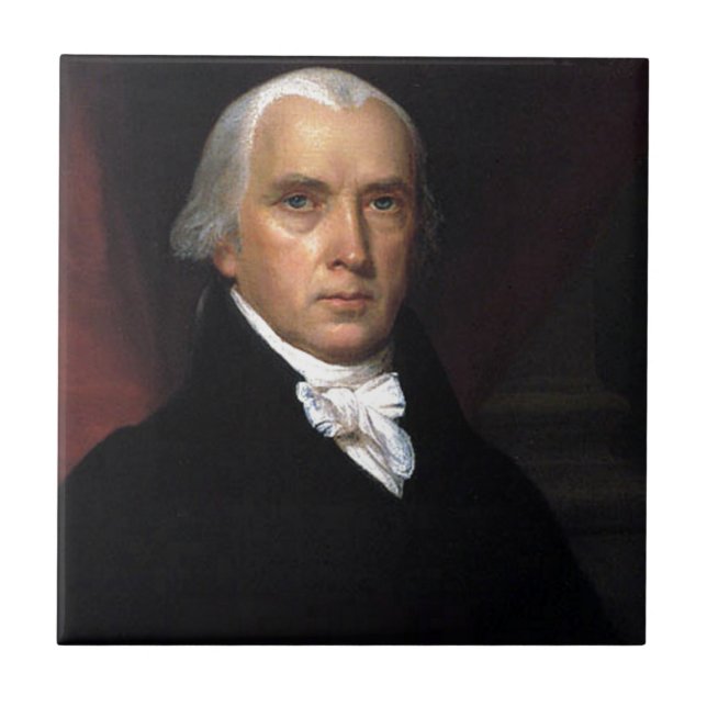 James Madison Kakelplatta (Framsidan)