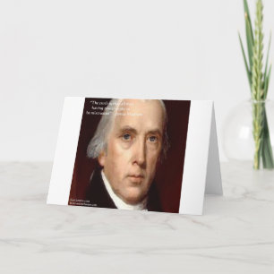James Madison "Mistrust Power" Wisdom Quote Kort