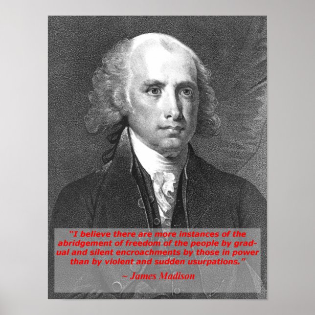 James Madison Poster (Framsidan)