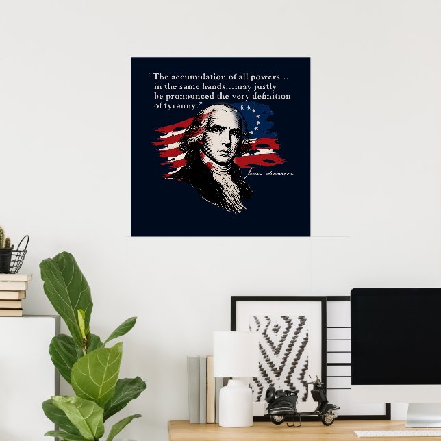 James Madison Poster (Hemmakontoret)