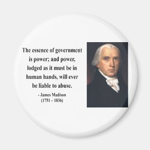 James Madison Quote 5b Magnet
