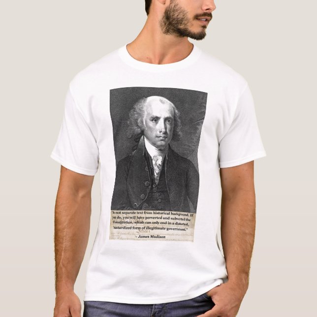 James Madison Tee Shirt (Framsida)