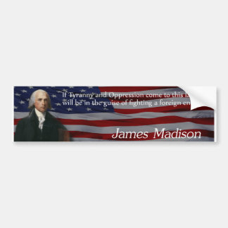 James Madison Tyranny Bildekal
