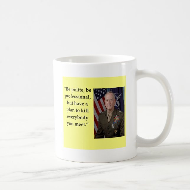 james mattis kaffemugg (Höger)