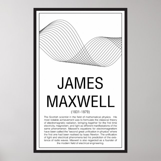 James Maxwell Poster (Framsidan)