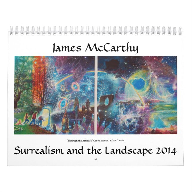 James McCarthy Surrealism och landskap 2014 Kalender (Omslag)