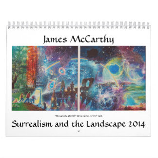 James McCarthy Surrealism och landskap 2014 Kalender