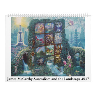 James McCarthy-Surrealism och landskap 2017 Kalender