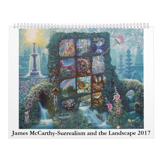 James McCarthy-Surrealism och landskap 2017 Kalender (Omslag)