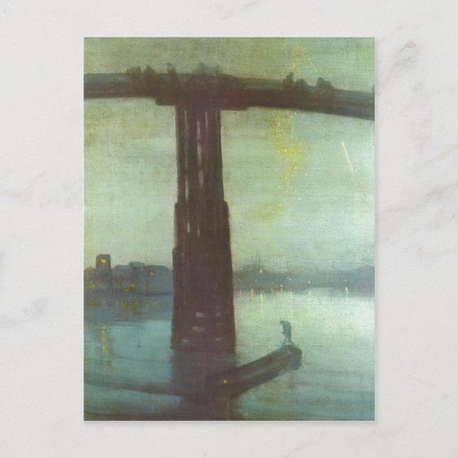 James McNeill Die alte Battersea Br?cke: Vykort (Framsida)