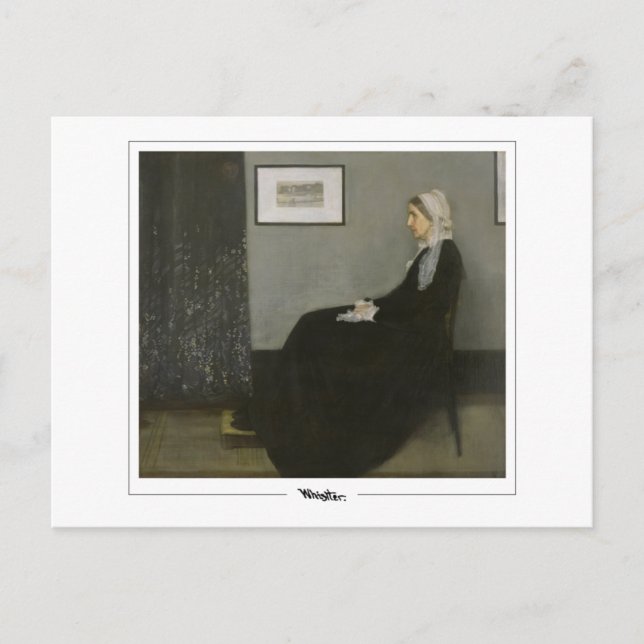 James McNeill Whistler #1 - Fine Art Postcard Vykort (Framsida)