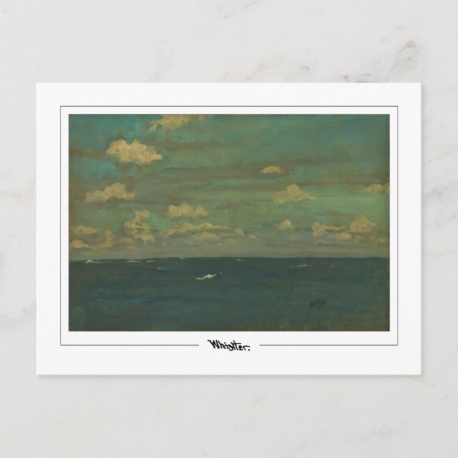 James McNeill Whistler #256-2 - Fine Art Postca... Vykort (Framsida)