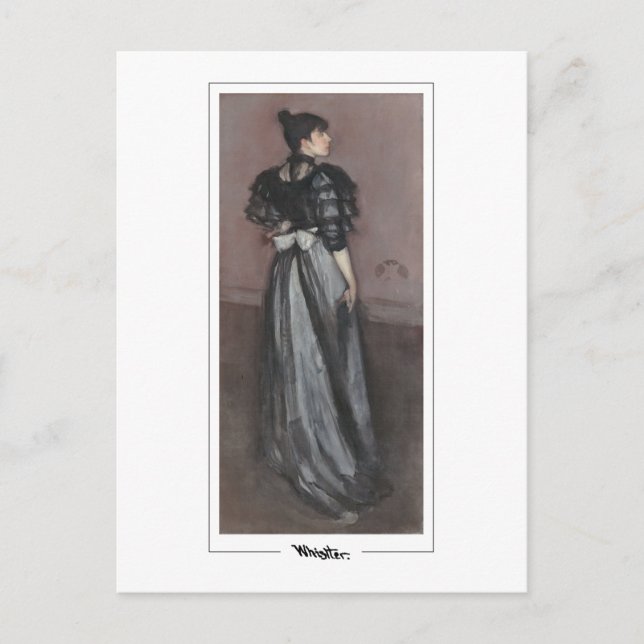 James McNeill Whistler #281-2 - Fine Art Postca... Vykort (Framsida)