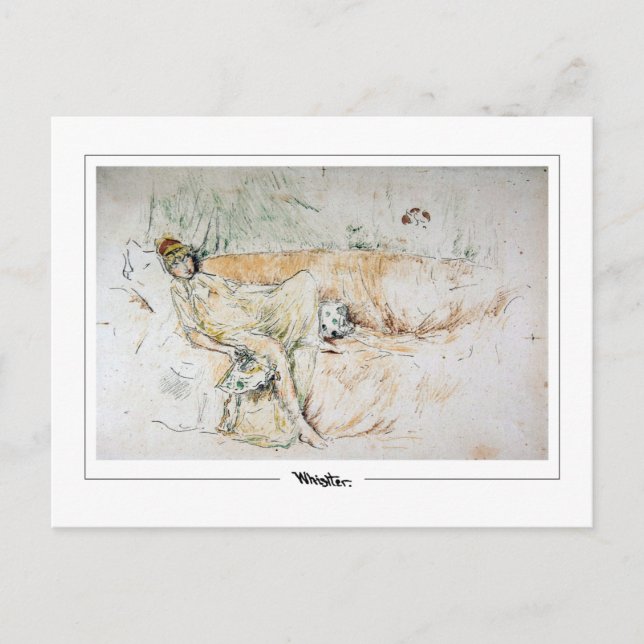 James McNeill Whistler #297-2 - Fine Art Postca.. Vykort (Framsida)