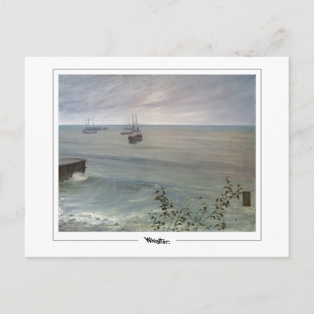 James McNeill Whistler #299-2 - Fine Art Postca... Vykort (Framsida)