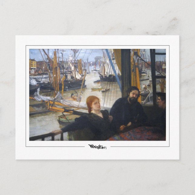 James McNeill Whistler #300-2 - Fine Art Postca... Vykort (Framsida)