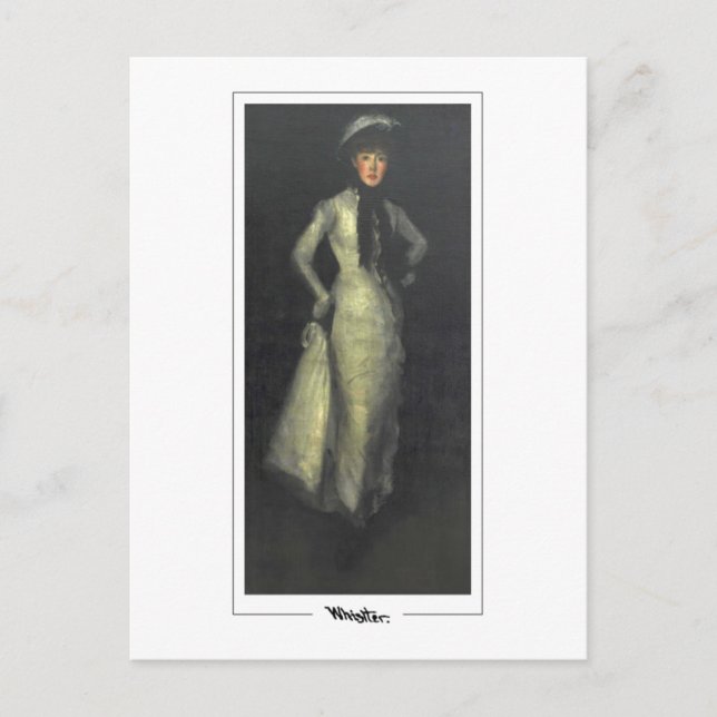 James McNeill Whistler #330-2 - Fine Art Postca... Vykort (Framsida)