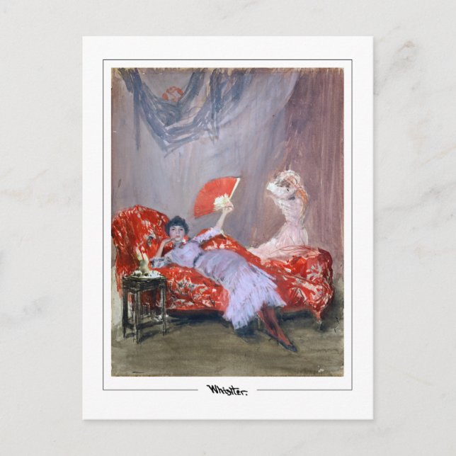 James McNeill Whistler #3 - Finkonstkort Vykort (Framsida)