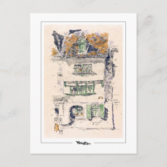 James McNeill Whistler #438-2 - Fine Art Postca... Vykort (Framsida)
