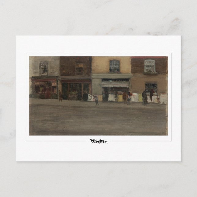 James McNeill Whistler #440-2 - Fine Art Postca... Vykort (Framsida)