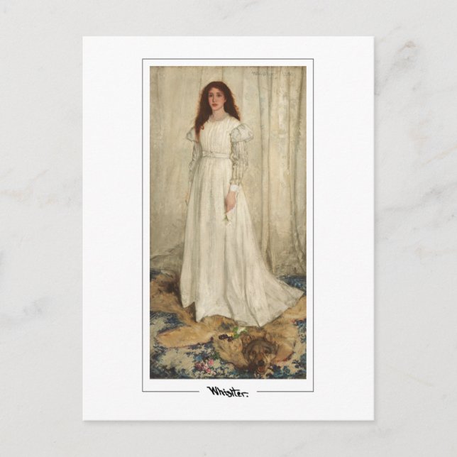 James McNeill Whistler #4 - Fine Art Postcard Vykort (Framsida)