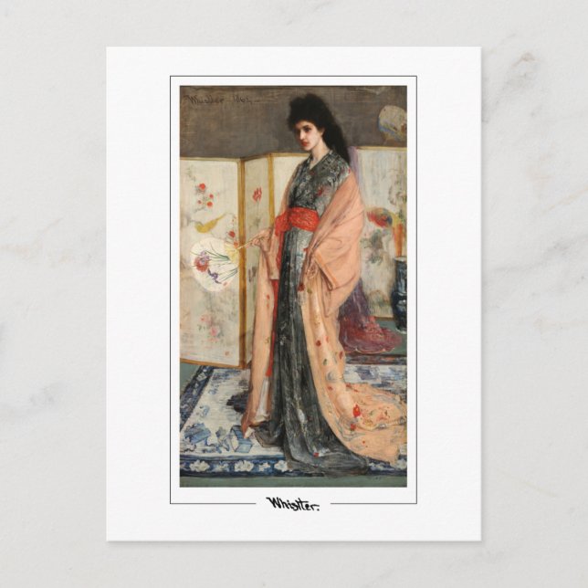 James McNeill Whistler #5-2 - Finkonstkort Vykort (Framsida)