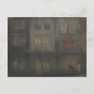 James McNeill Whistler - Nocturne - Black and Red Vykort